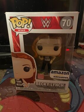 Funko Pop! WWE Becky Lynch Vinyl Figure - Black, White, Orange Hair